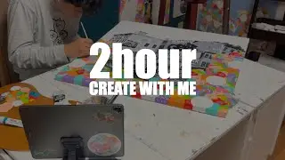 Create With Me PART15 2hours(1h-10min-1h) with chill music[26.1.8][For Create,Study or Work]