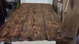 Scrap Wood Custom  Bartop pre finish fit part 2