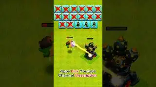 Inferno Dragon VS Every Level Air defence #shorts #coc #clashofclans #airdefense #infernodragon