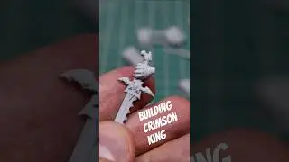 Building Crimson Vampire-King #ASMR #miniatures #grimdark #assembly #wargames #chaos #vampire