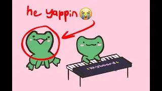 shy little frog!