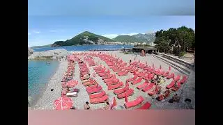 Пляж Гавайи. Черногория, Будва. Hawaii Beach. Montenegro, Budva.