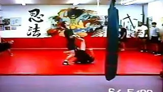 Oniyama at Kamiyama Dojo:  Oniyama vs. Koyama (1 of 2) 06-05-2000