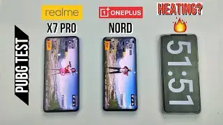 Realme X7 Pro vs Oneplus Nord Pubg Test, Heating and Battery Test | Shocking Results 🔥