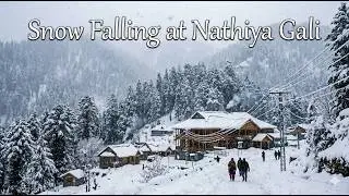 Heavy Snowfall in Murree & Nathia Gali Turn into White Paradise | Breathtaking Winter Scene of Pak.