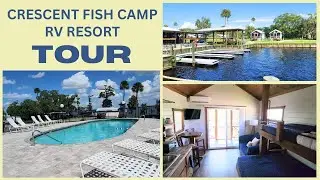 TOUR Florida's Hidden Gem / Crescent Fish Camp RV RESORT / Pier & Pool #suvlife #rvlife #vanlife