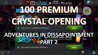 100 Premium Hero Crystal Opening