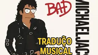 BAD Michael Jackson (Tradu&ccedil;&atilde;o animada)#anima&ccedil;&atilde;o #memes #michaeljackson #viralvideo #simpsons #anime