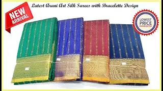 Latest Arani Art Silk Sarees with Bracelette Design | Nataraja Store |
