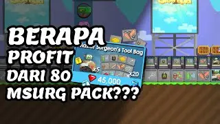 SELLING 80 SURGERY PACKS IN 2025, HOW MUCH WILL THE PROFIT BE? | Growtopia Indonesia