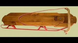 Wooden Sleds Mountain Boy Sledworks Classic Flyer Sled