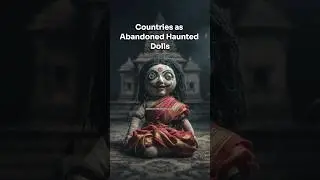 Countries as Abandoned Haunted Dolls | Which One is Yours? #haunteddoll #AIhorror #aiart #aishorts