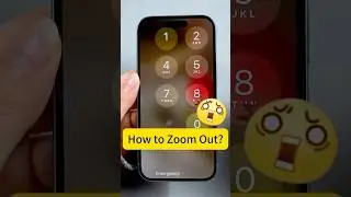 How to Zoom Out iPhone? Fix the Zoom Stuck! #fypage