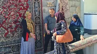 Nomadic Life: Fatima Returns Home to Wash Carpets with Baqer and Parveen🏡🧺