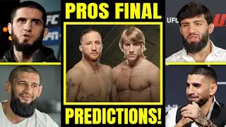 Top UFC Stars Reveal Final Predictions for Paddy vs Gaethje Showdown!
