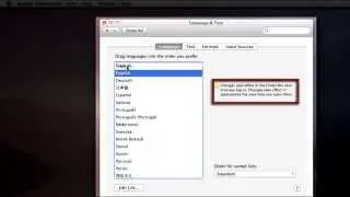 [Mac OS X] Change system Language on Mac OS X