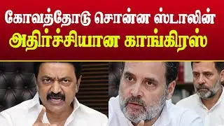 நான் சொல்றதுதான் முடிவு! ஸ்டாலின் பேச்சுக்கு அமைதியான ராகுல் | Tamil Politics