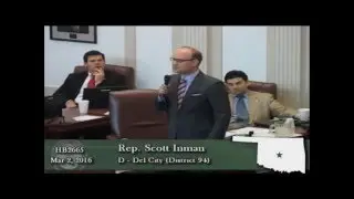 Scott Inman Debate - HB2665 - 3/2/16