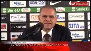 14 luglio - F.C. bari 1908, la Procura di Bari chiede il fallimento del Club
