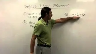 Solving 1-Step Equations