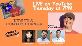 The BEST Comedy Live Show 2020 - Kidder's Comedy Corner LIVE 10/15/2020 - Ep. 28
