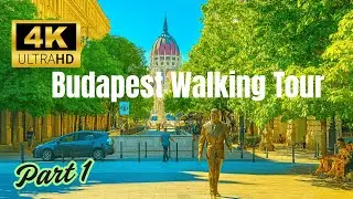 🇭🇺✨[4K] Прогулка по Будапешту (Часть 1) | От метро Арань Янош к Дунаю