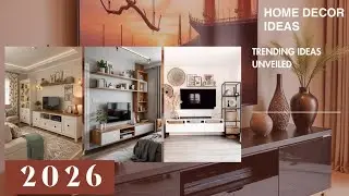 Tv wall decor ideas || tv unit design ideas || small tv unit design