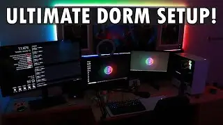 My ULTIMATE Dorm Room Gaming Smart Tech Setup!