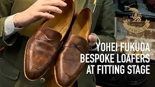 New Commissions: Yohei Fukuda Bespoke Loafers at Fitting Stage