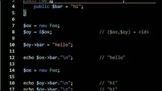 PHP Lesson 5: Assigning a Reference (objects)