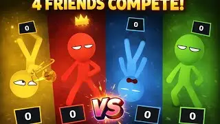 Stickman Arena: Friends at War
