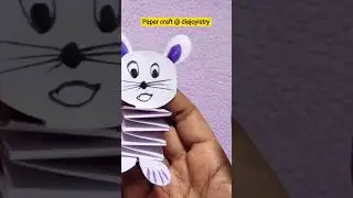 Easy DIY Bouncing bunny @diajoyistry #diy #craft #paper craft# kids