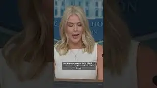 Press Secretary Karoline Leavitt slams media coverage of President Trump's foreign policy