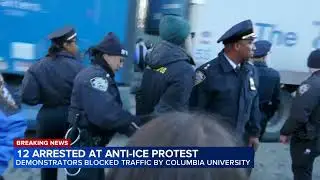 12 arrested in anti-ICE protest outside Columbia University