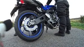 2017 Mt07 35kw Shark vs Original 0-100 EURO4