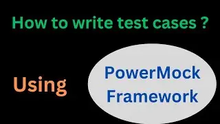 How to write Junit5 test cases using Power mock // Easy Learning Channel
