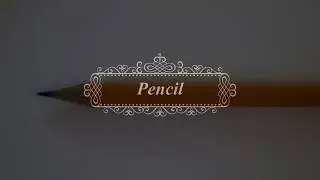 Pencil under the microscope
