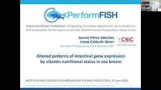 Altered patterns of intestinal gene expression by vitamin nutritional status in sea bream