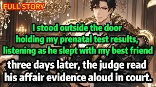 I stood outside the door holding my prenatal test results, listening as he slept with my best friend