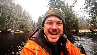 Adventures With Sterling - Kadashan River - Winter River Run in Alaska -   Forest Hike and Hunt