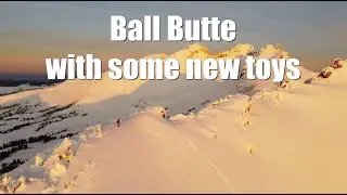 Snowmobiles + Drone + Backcountry Skiing = A Good Time