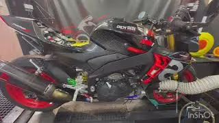Aprilia Tuono V4 Factory 2022 / Akrapovic / Upmap vs custom dyno tuning / rezultatai