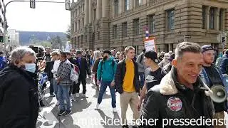 2021-04-03 #Demonstration &uuml;ber 50'000 Gegner der Corona-Politik in #Stuttgart #s0304 3.4.21 (uncut)