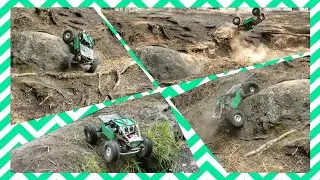 Axial Wraith creekside crawling