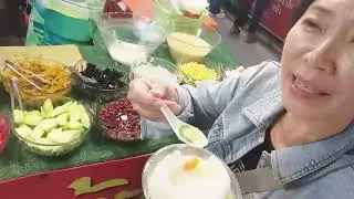 Bangkok| Owl Night Market, 35 Baht (usd1) Thai Dessert,Thailand Travel Guide
