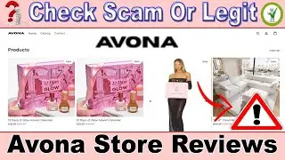 Avona Store Reviews 🚨 12 Days of Glow Advent Calendar Legit or Scam Website?