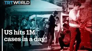 US reports record of more than 1M daily infections on Monday