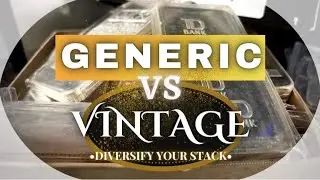 How Much Vintage & Generic Should You Stack? + TD  Tuesday Johnson Matthey 10oz Silver Bar Reveal!