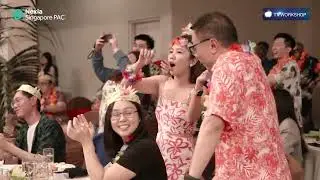 You're planning your corporate retreat in Batam, Indonesia, complete with a  dinner and dance event?