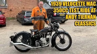 1939 Velocette MAC 350cc на гонке Andy Tiernan Classics #09368VEL